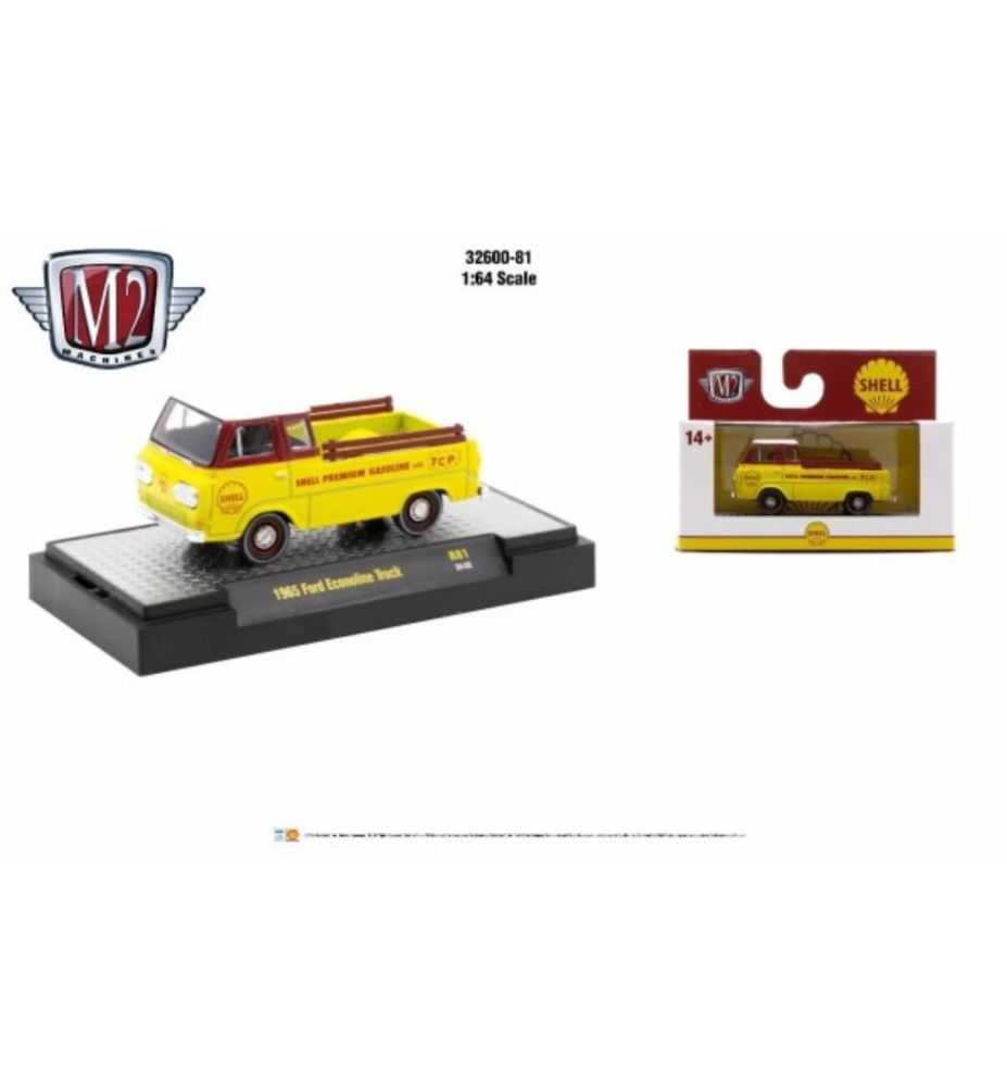 M2 Machines Detroit Muscle Shell 1965 Ford Econoline Truck 1:64