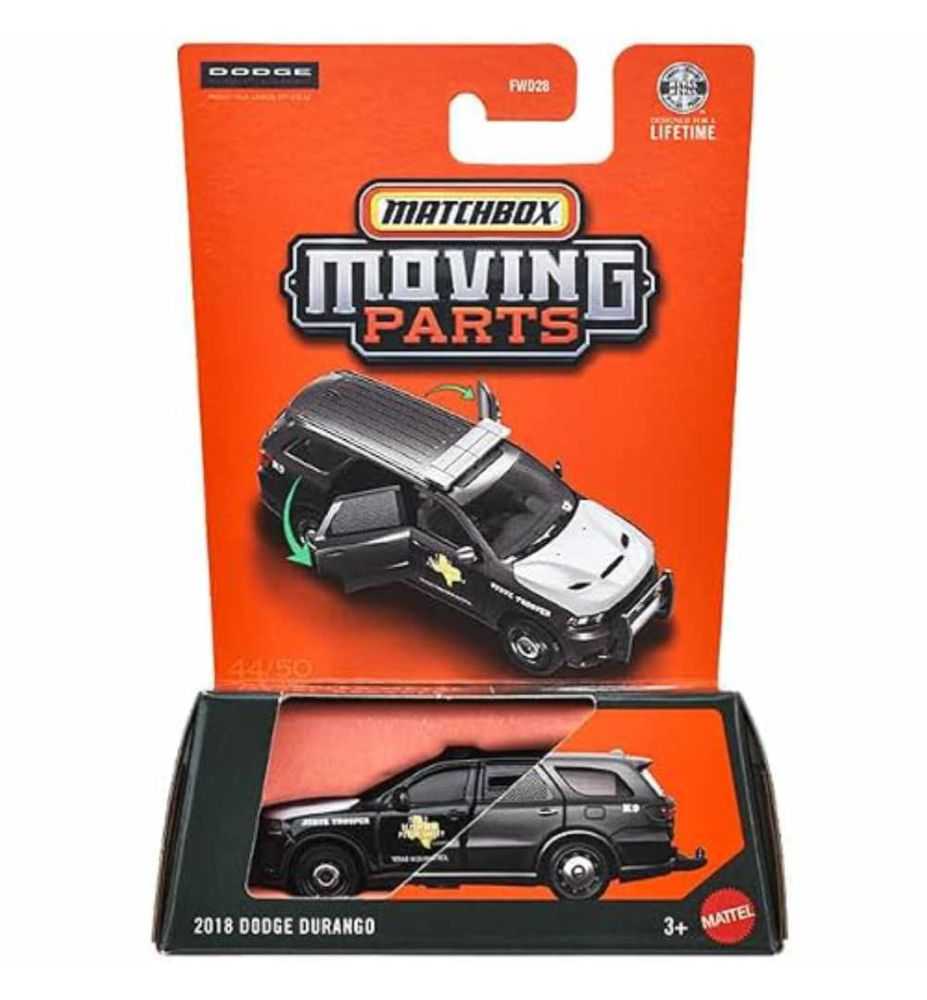 Matchbox Moving Parts 2018 Dodge Durango Texas Highway Patrol (44/50)