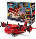Micro Machines Fire Rescue Cargo Plane + 1 Exclusive Vehicle