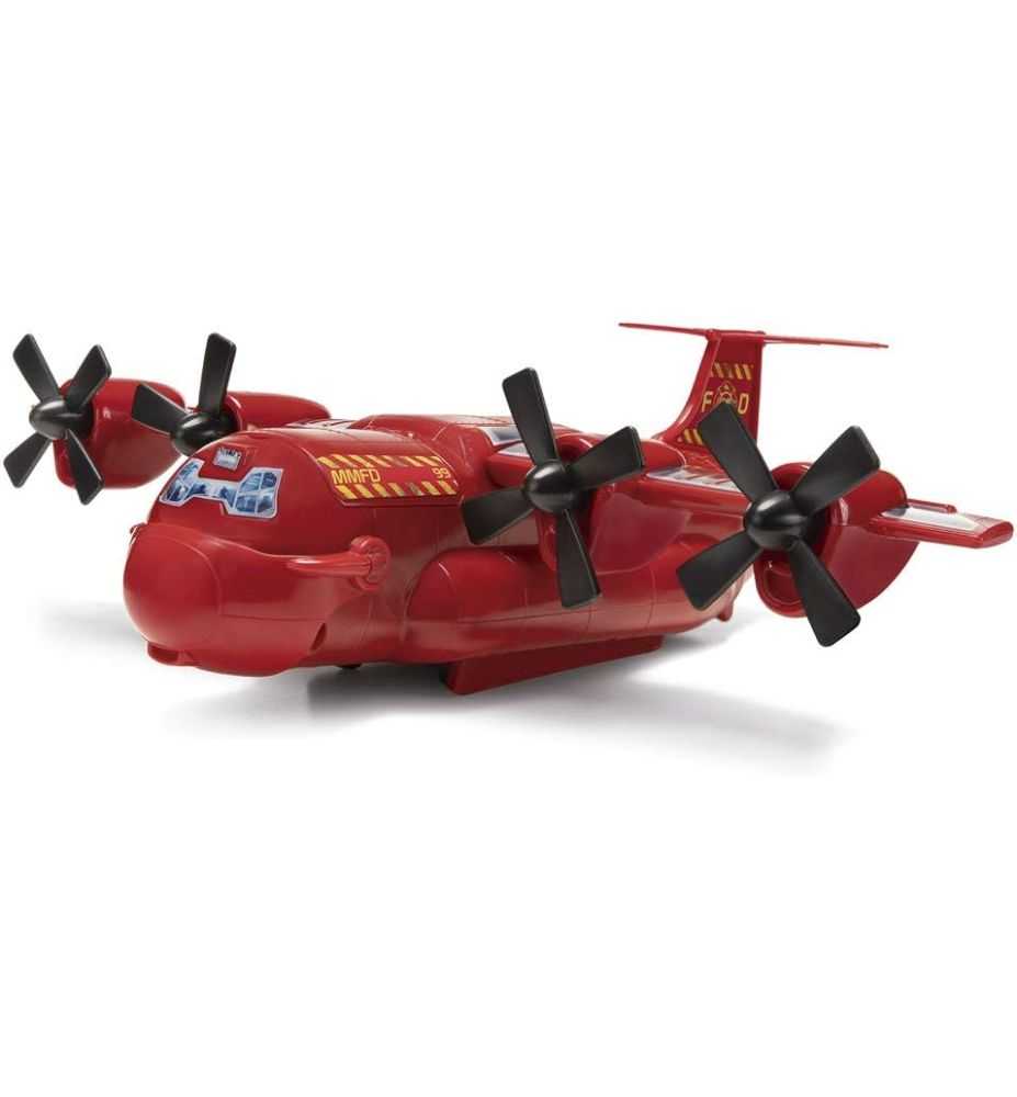 Micro Machines Fire Rescue Cargo Plane + 1 Exclusive Vehicle