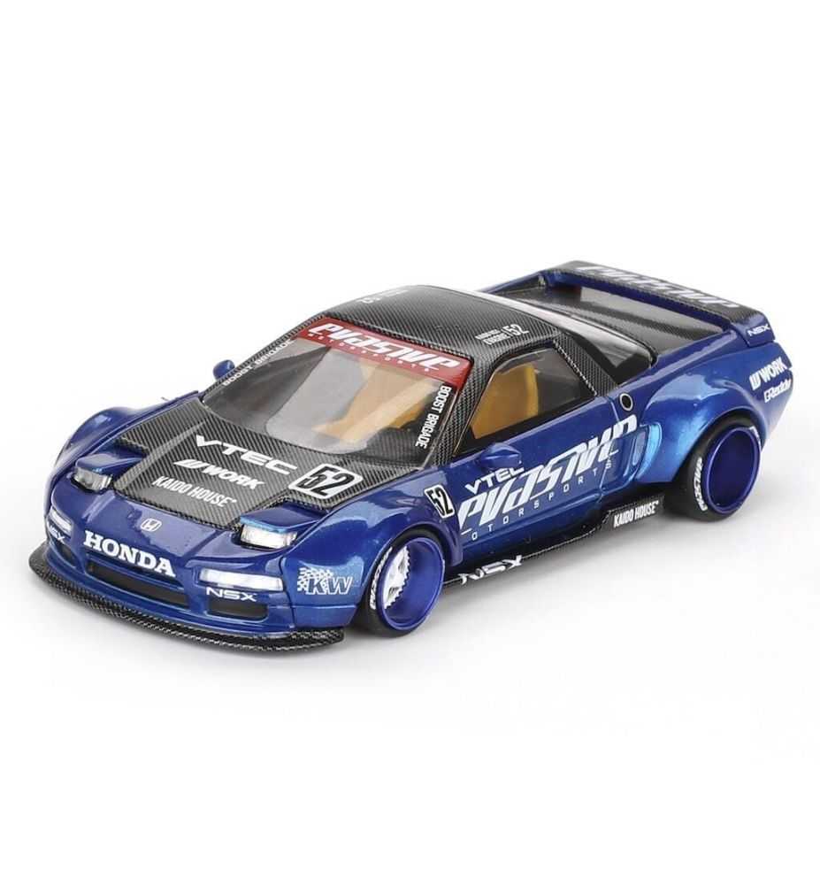 Mini GT 1990 Honda NSX Evasive V2 Blue 1:64