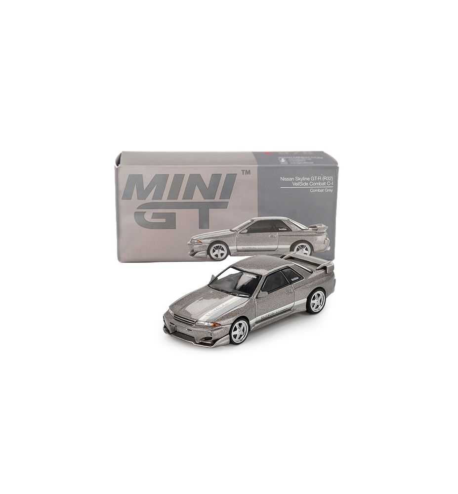 Mini GT 2011 Nissan GT-R (R32) VeilSide Combat C-I Combat Grey 1:64