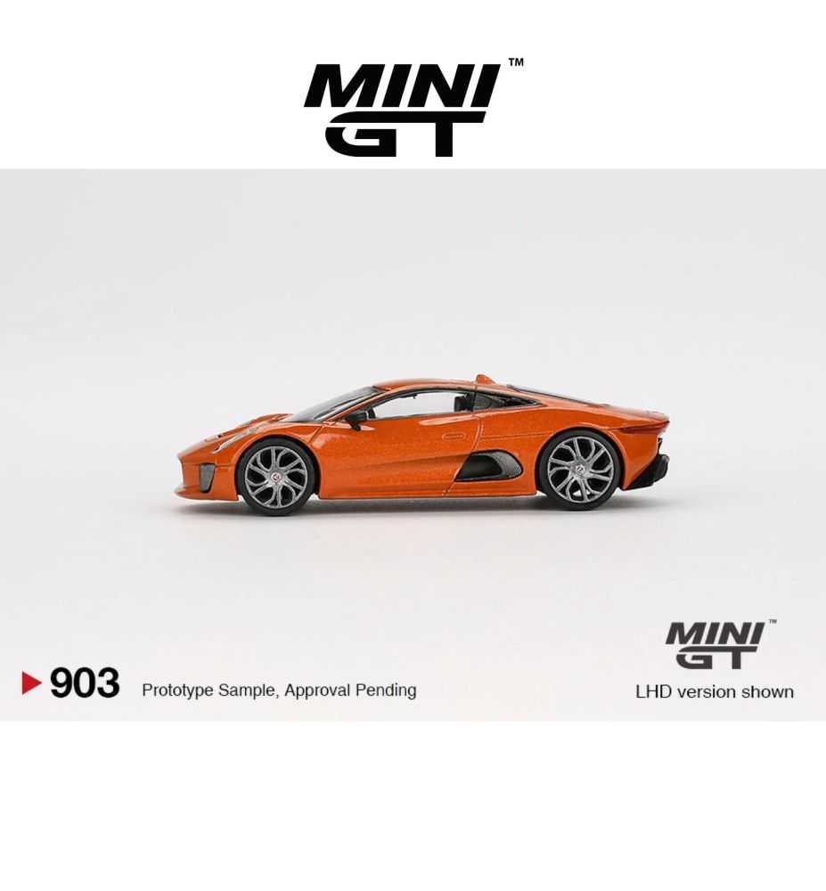 Mini GT 2015 Jaguar C-X75 Spectre Orange 1:64 (UK Version)