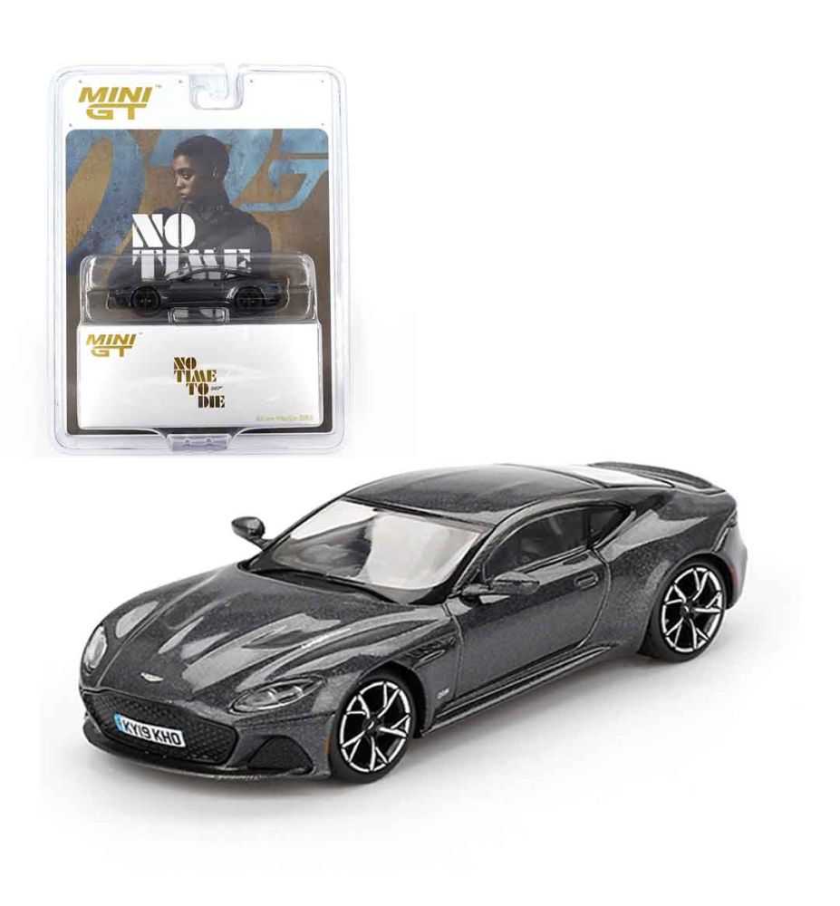 Mini GT 2021 Aston Martin DBS No Time To Die Grey 1:64