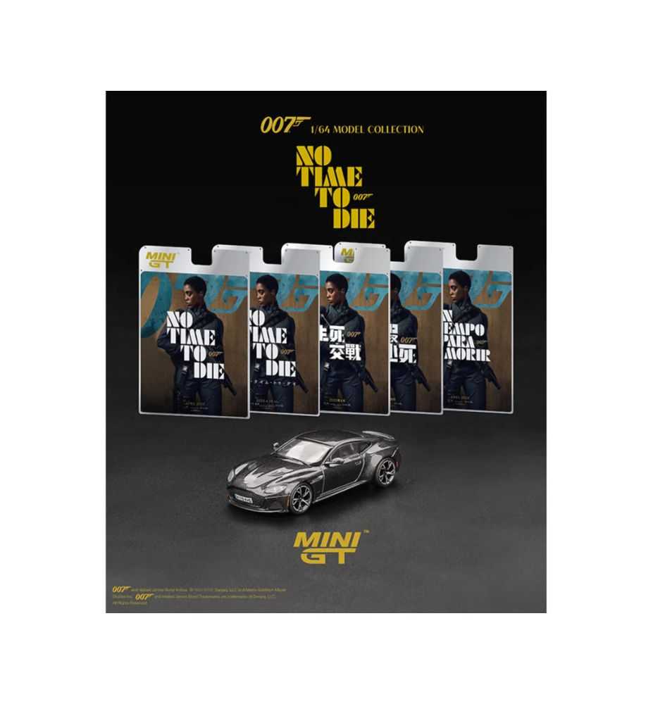 Mini GT 2021 Aston Martin DBS No Time To Die Grey 1:64