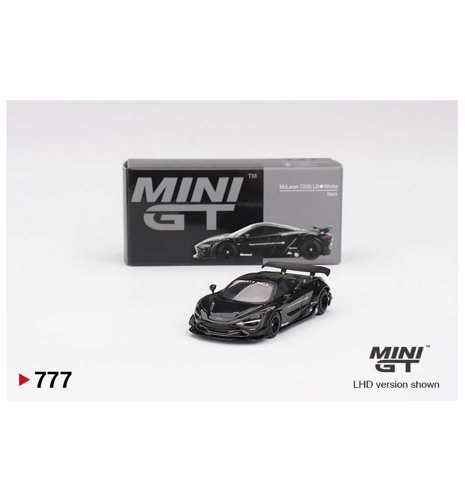 Mini GT 2023 McLaren 720S Black 1:64