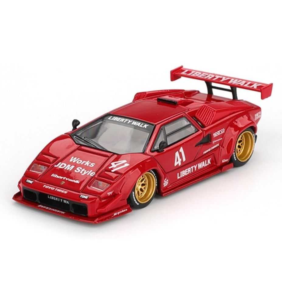 Mini GT Lamborghini Countach LB-Works Red Blister 1:64