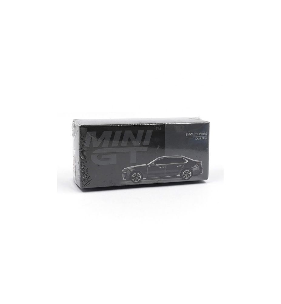 Mini GT 2024 BMW i7 xDrive60 Dravit Grey 1:64