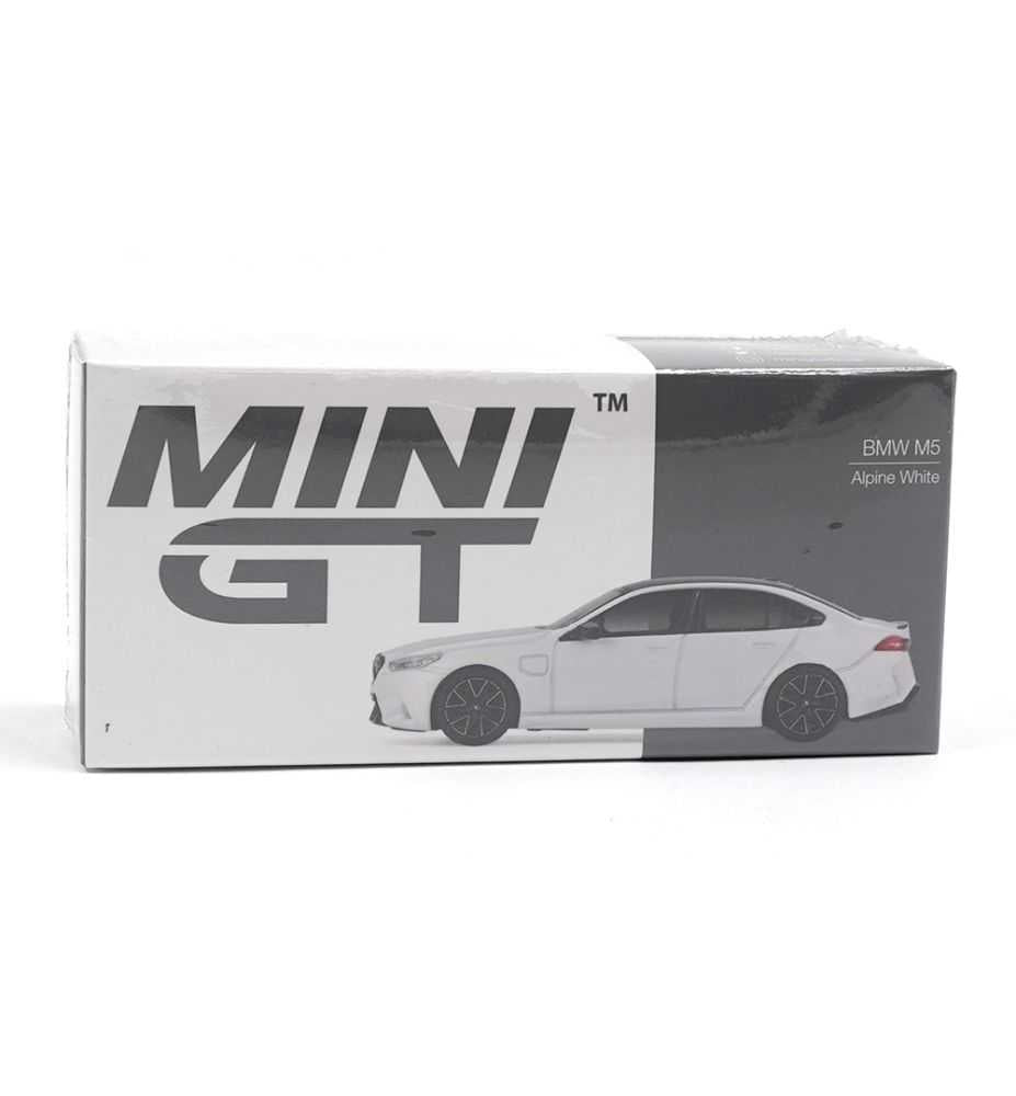 Mini GT BMW M5 Alpine White 1:64