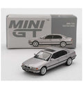 Mini GT BMW 750iL Aspen Silver Metallic 1:64