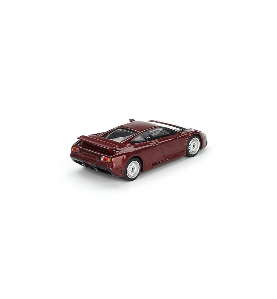 Mini GT 1995 Bugatti EB110 GT Dark Red Metallic 1:64