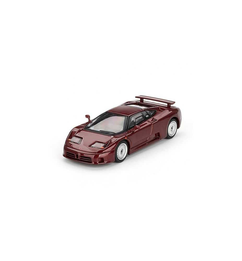 Mini GT 1995 Bugatti EB110 GT Dark Red Metallic 1:64