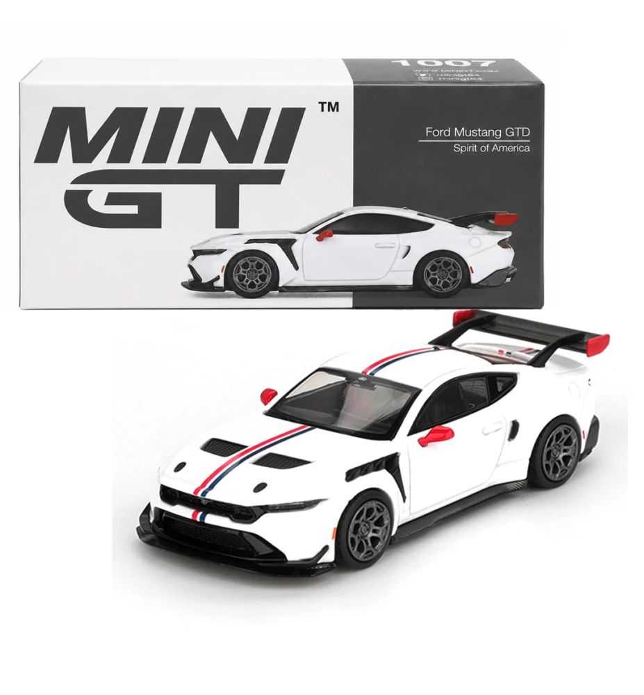 Mini GT Ford Mustang GTD Spirit of America 1:64