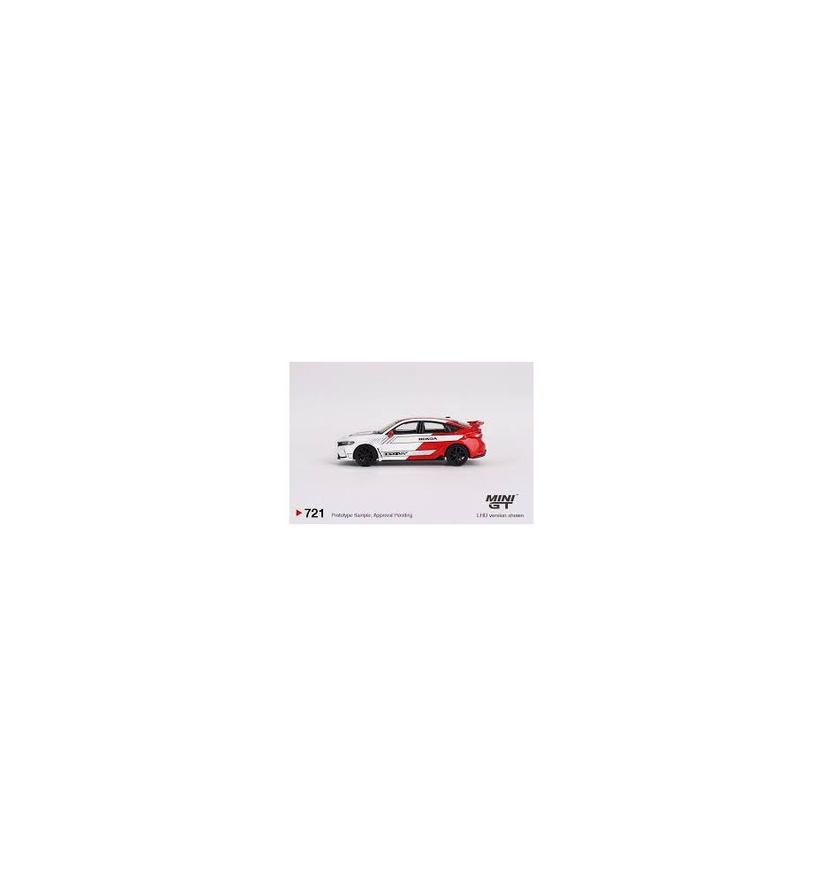 Mini GT 2023 Honda Civic Type R Pace Car White 1:64
