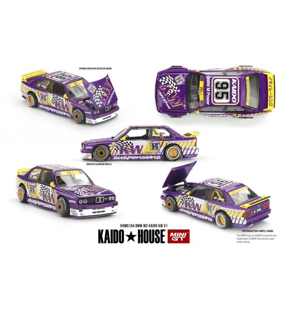 Mini GT Kaido House BMW E30 M3 Kaido KW V1 1:64
