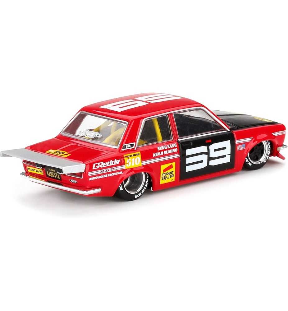 Mini GT Kaido House Datsun 510 Pro Street SK510 Red/Black 1:64