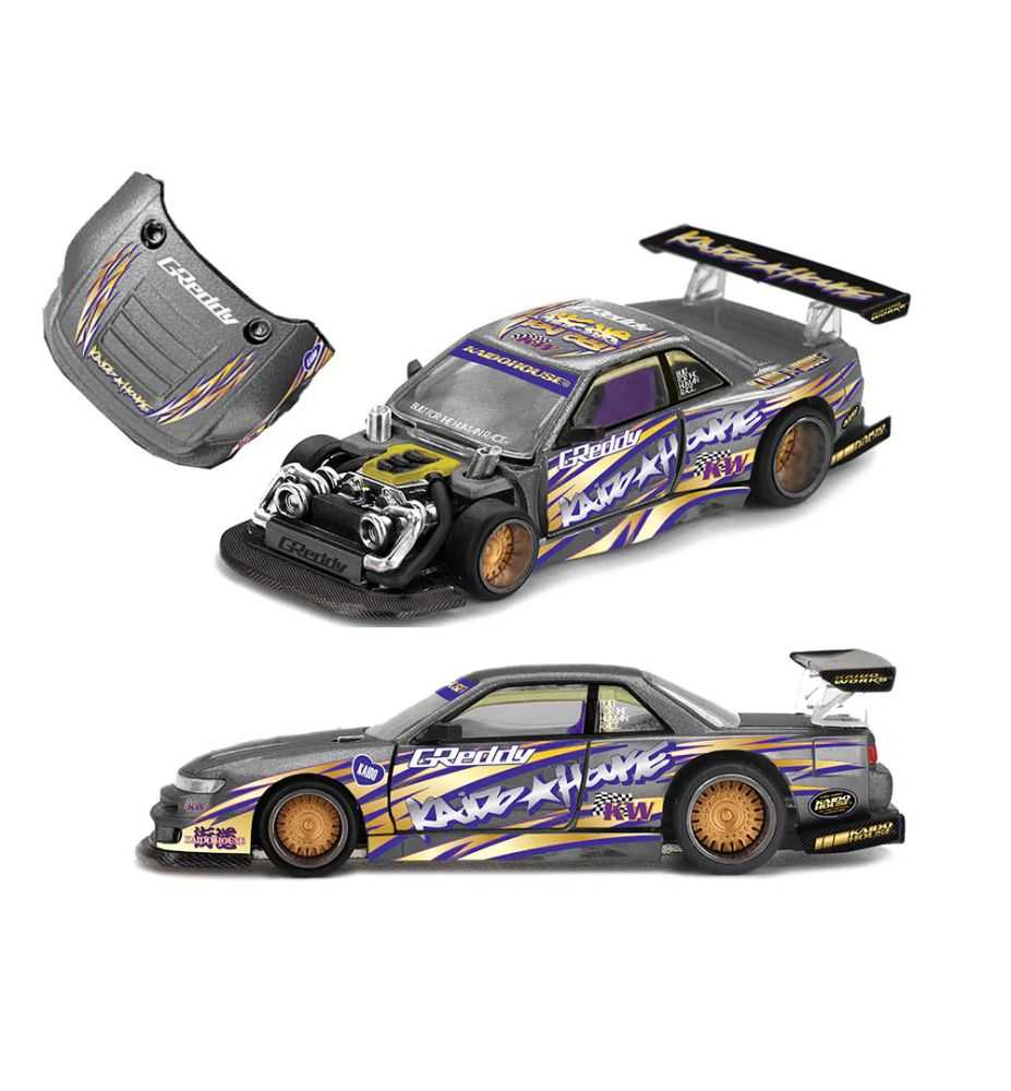 Mini GT Kaido House Nissan Silvia S13-R Kaido Drift V1 1:64