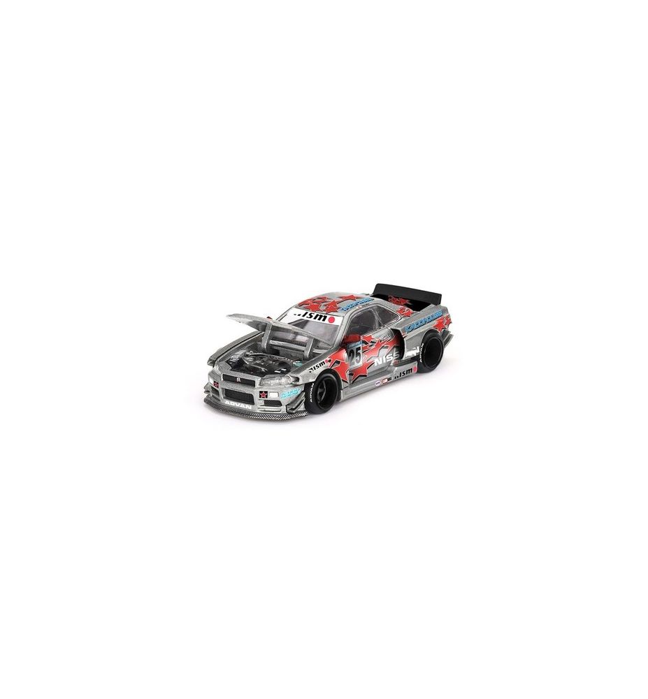 Mini GT Kaido House 1999 Nissan Skyline GT-R R34 Kaido Star Racing V1 Nismo 1:64