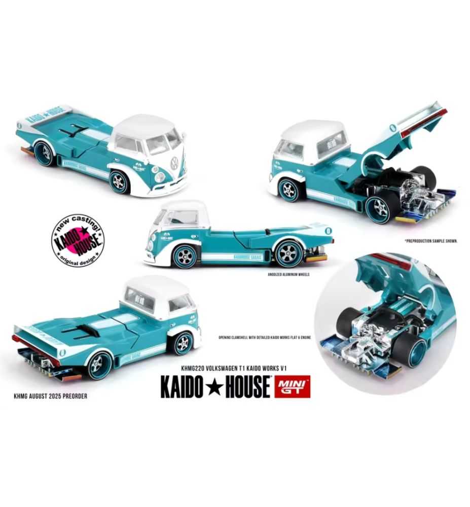 Mini GT Kaido House Volkswagen T1 Kaido Works V1 1:64