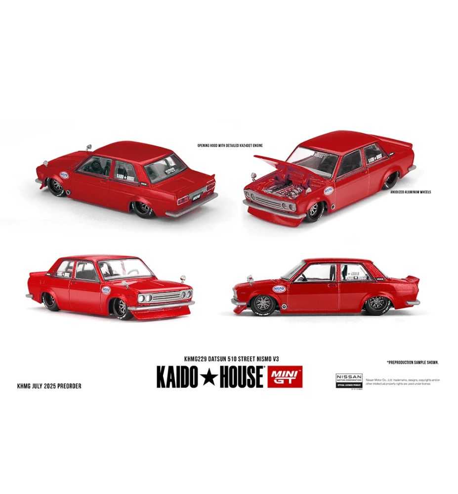 Mini GT Kaido House Datsun 510 Street Nismo V3 1:64