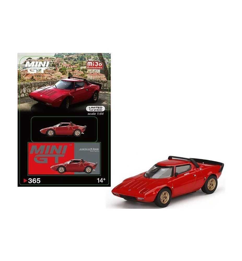 Mini GT Lancia Stratos HF Stradale Red 1:64