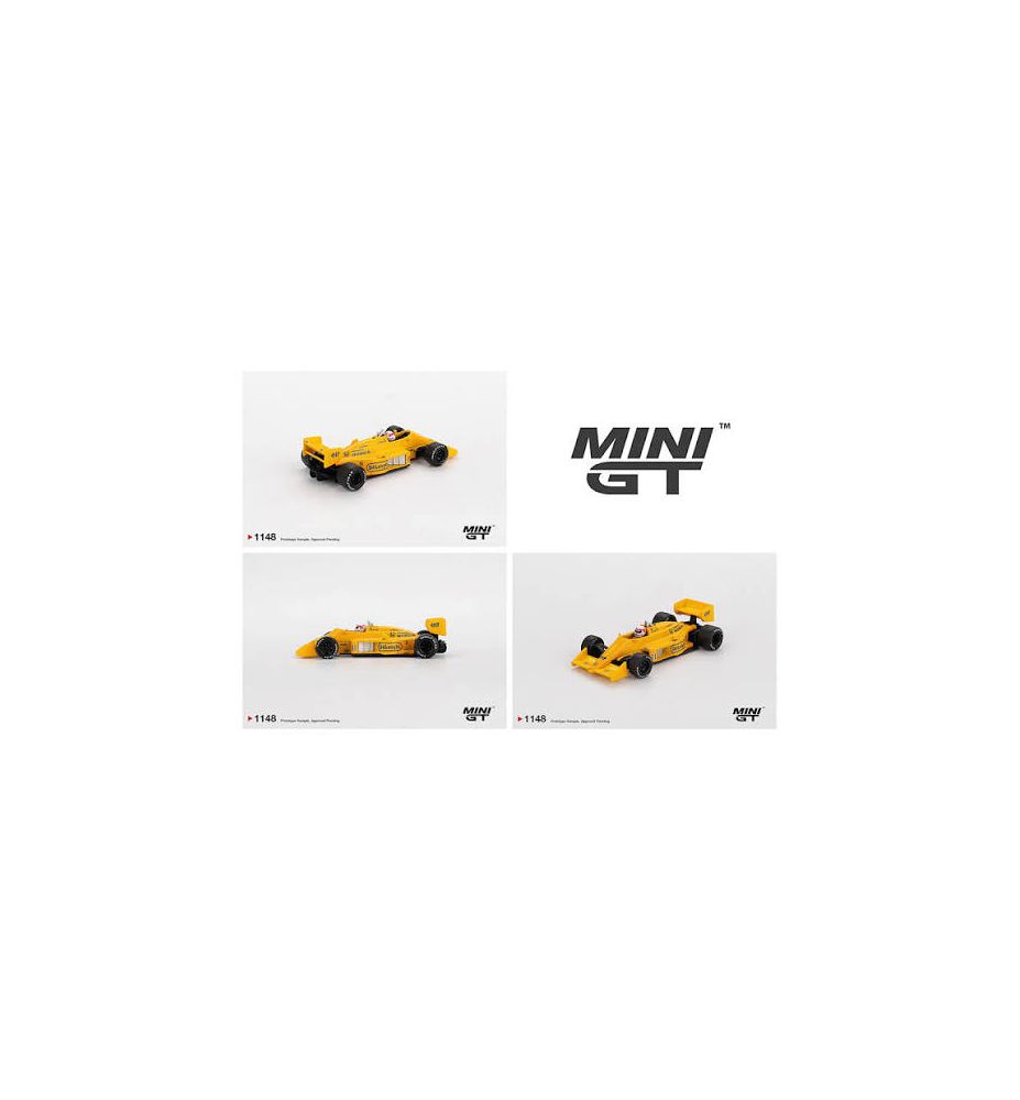 Mini GT Lotus 99T #11 1987 Monaco Grand Prix Satoru Nakajima 1:64