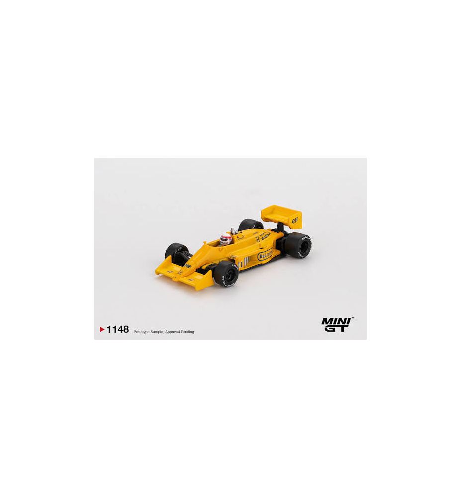 Mini GT Lotus 99T #11 1987 Monaco Grand Prix Satoru Nakajima 1:64