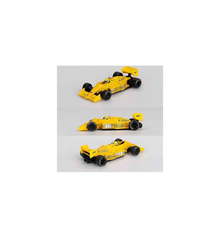 Mini GT Lotus 99T #12 1987 Monaco Grand Prix Winner Ayrton Senna 1:64