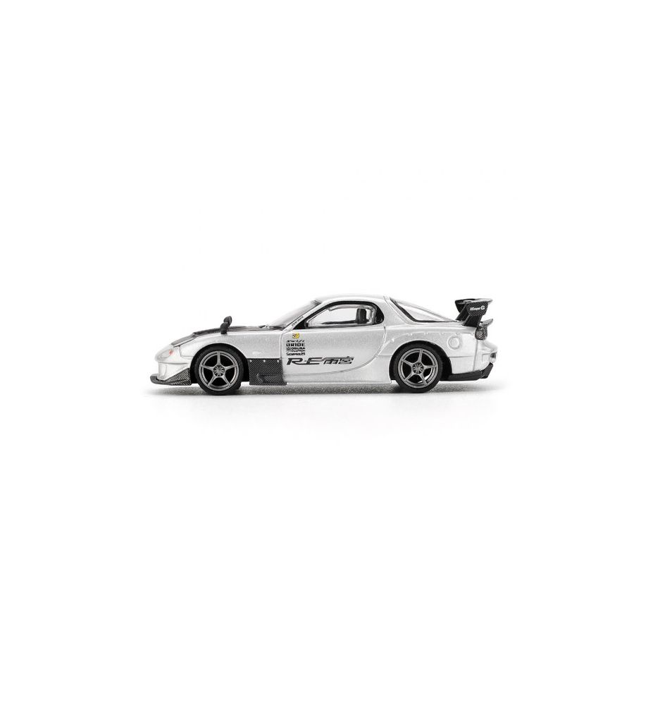 Mini GT Mazda RX-7 RE-Amemiya Silver Metallic 1:64
