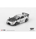 Mini GT Mazda RX-7 RE-Amemiya Silver Metallic 1:64