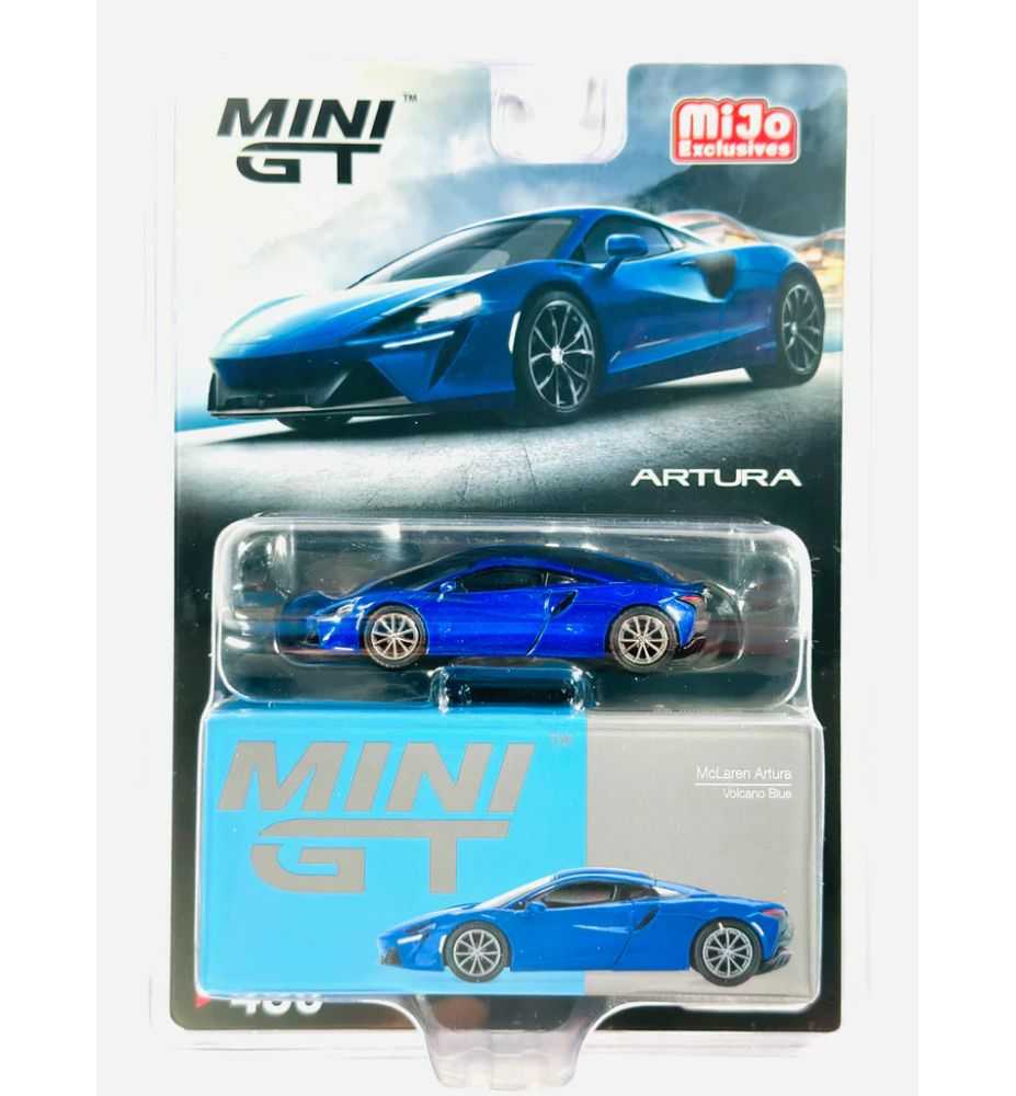 Mini GT McLaren Artura Volcano Blue 1:64