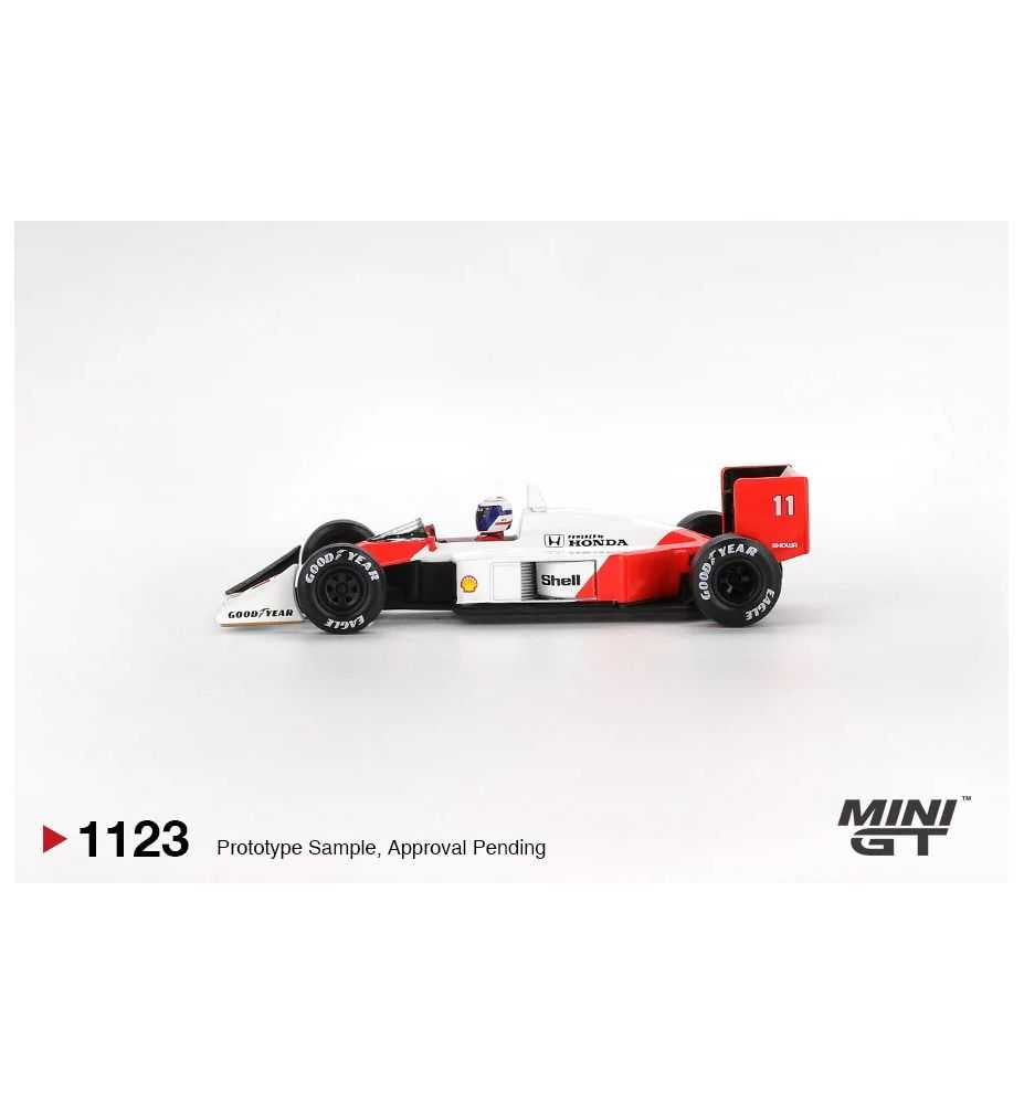 Mini GT McLaren MP4/4 #11 Alain Prost 1988 Japanese Grand Prix 1:64