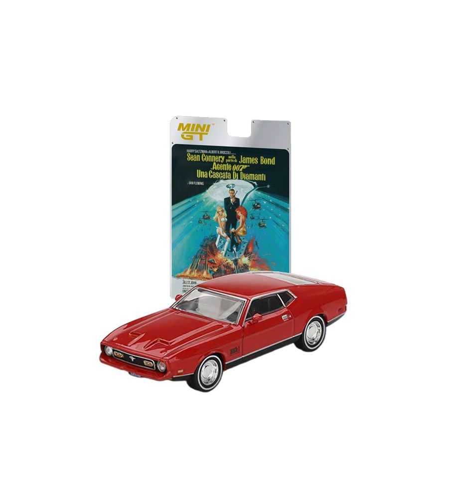 Mini GT 1971 Ford Mustang Mach 1 007 Diamonds Are Forever Italian Blister 1:64