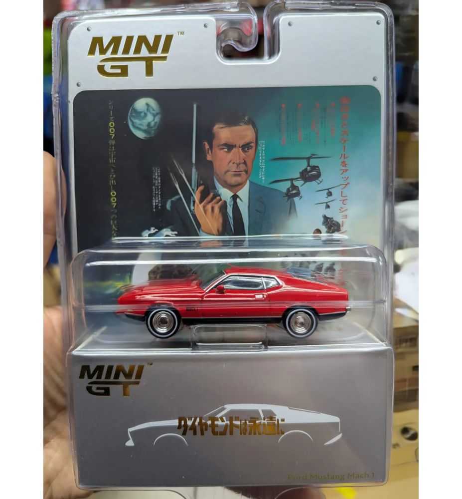 Mini GT 1971 Ford Mustang Mach 1 007 Diamonds Are Forever Italian Blister 1:64