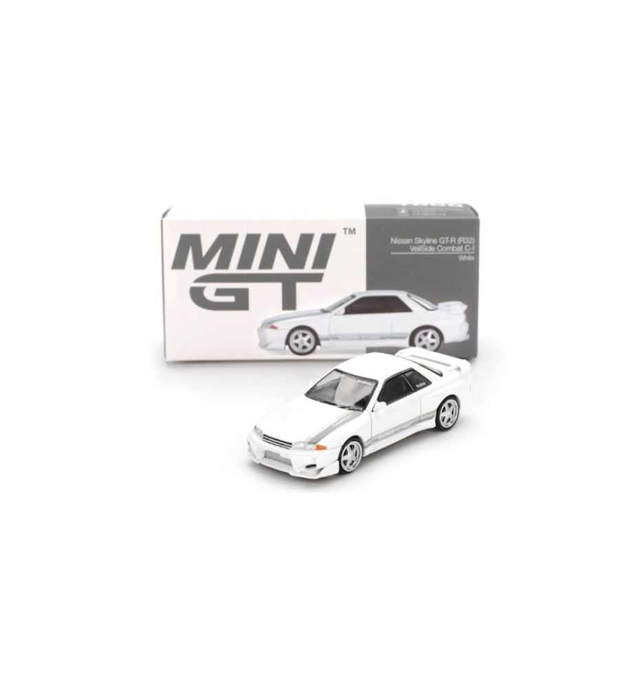 Mini GT Nissan Skyline GT-R (R32) VeilSide Combat C-I White 1:64