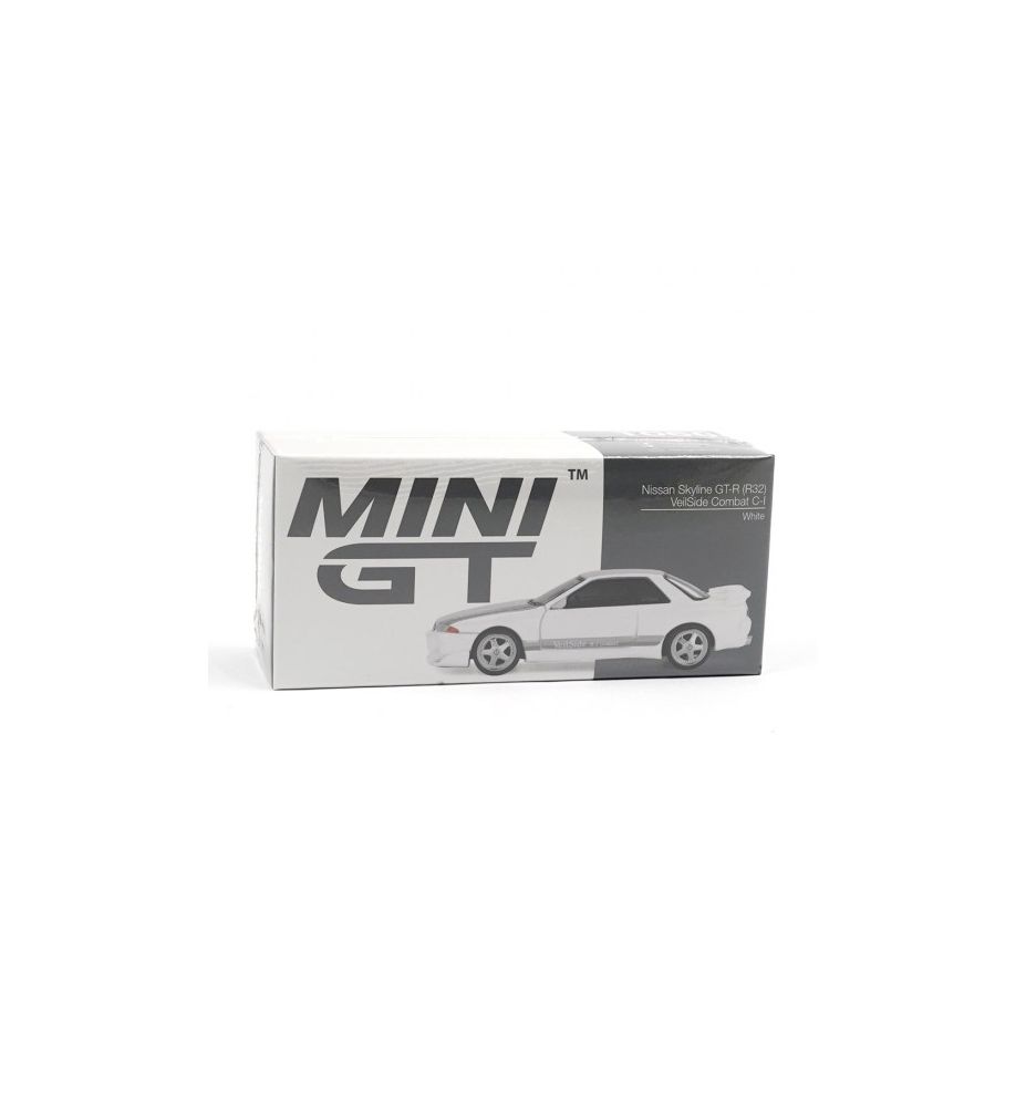 Mini GT Nissan Skyline GT-R (R32) VeilSide Combat C-I White 1:64