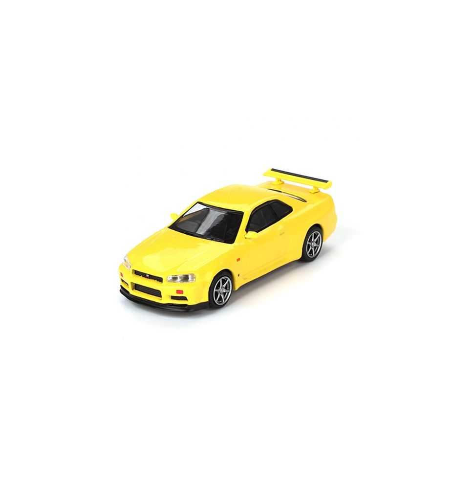 Mini GT Nissan Skyline GT-R (R34) V-Spec Lightning Yellow 1:64