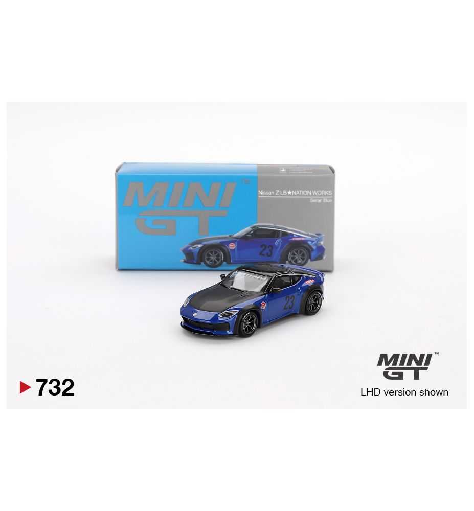 Mini GT Nissan Z LB Nation Works Seiran Blue 1:64