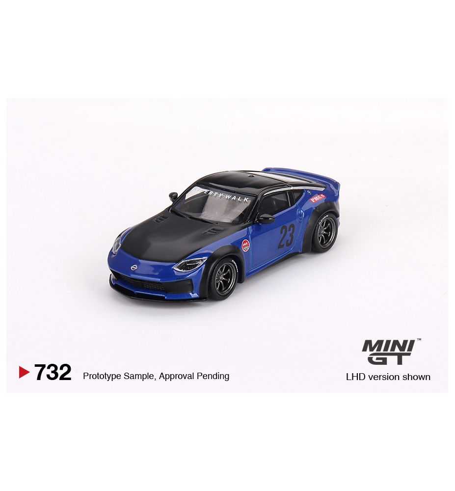 Mini GT Nissan Z LB Nation Works Seiran Blue 1:64