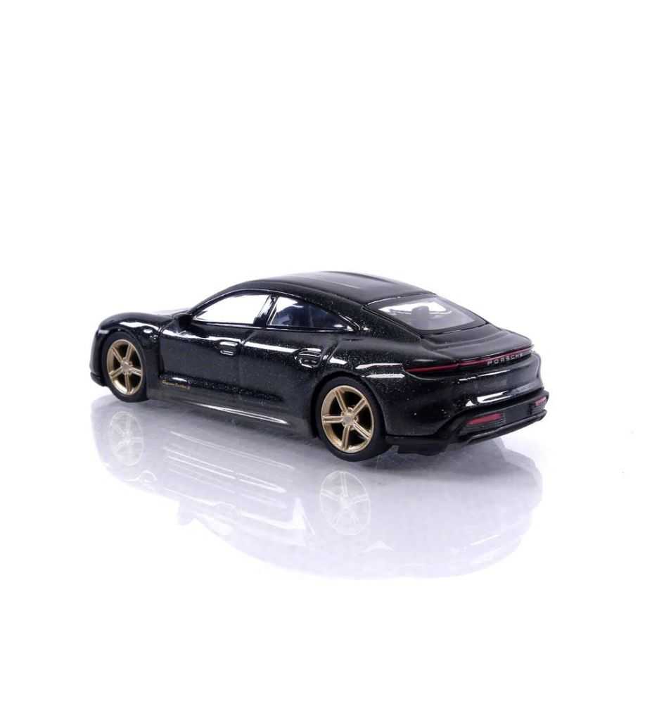 Mini GT Porsche Taycan Turbo S Volcano Grey Metallic 1:64