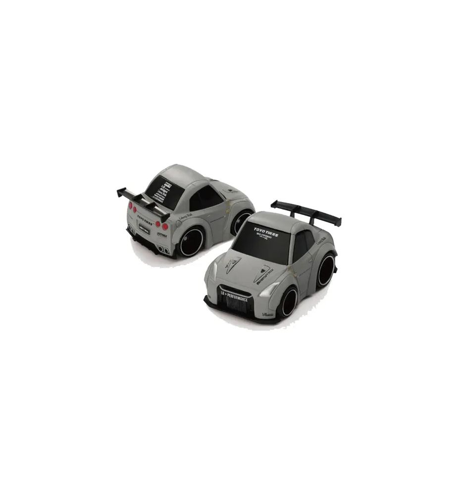 Mini GT Qube Carz Nissan GT-R (R35) LB-Works Type 1 Rear Wing Ver. 1 Matte Grey