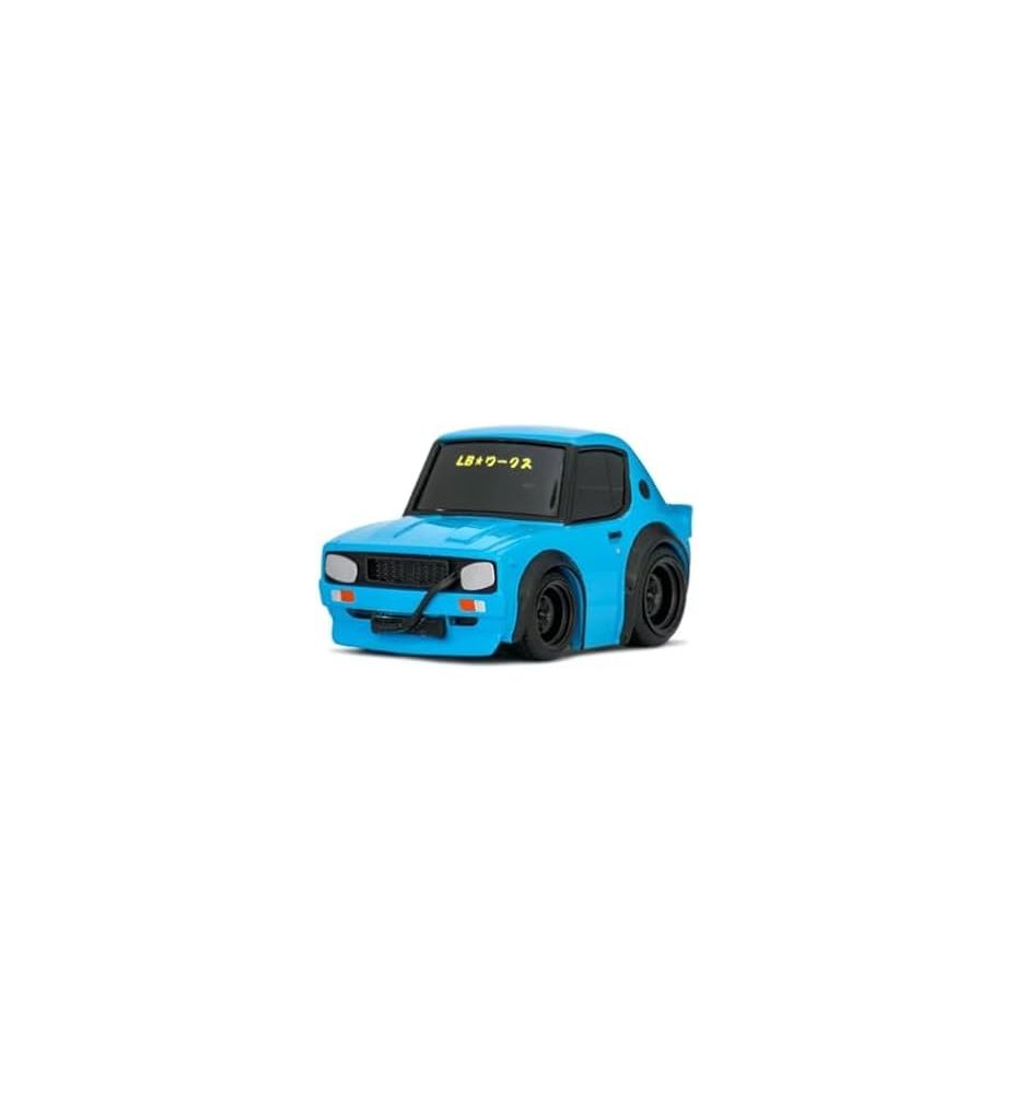 Mini GT Qube Carz Nissan Skyline Kenmeri Liberty Walk Baby Blue