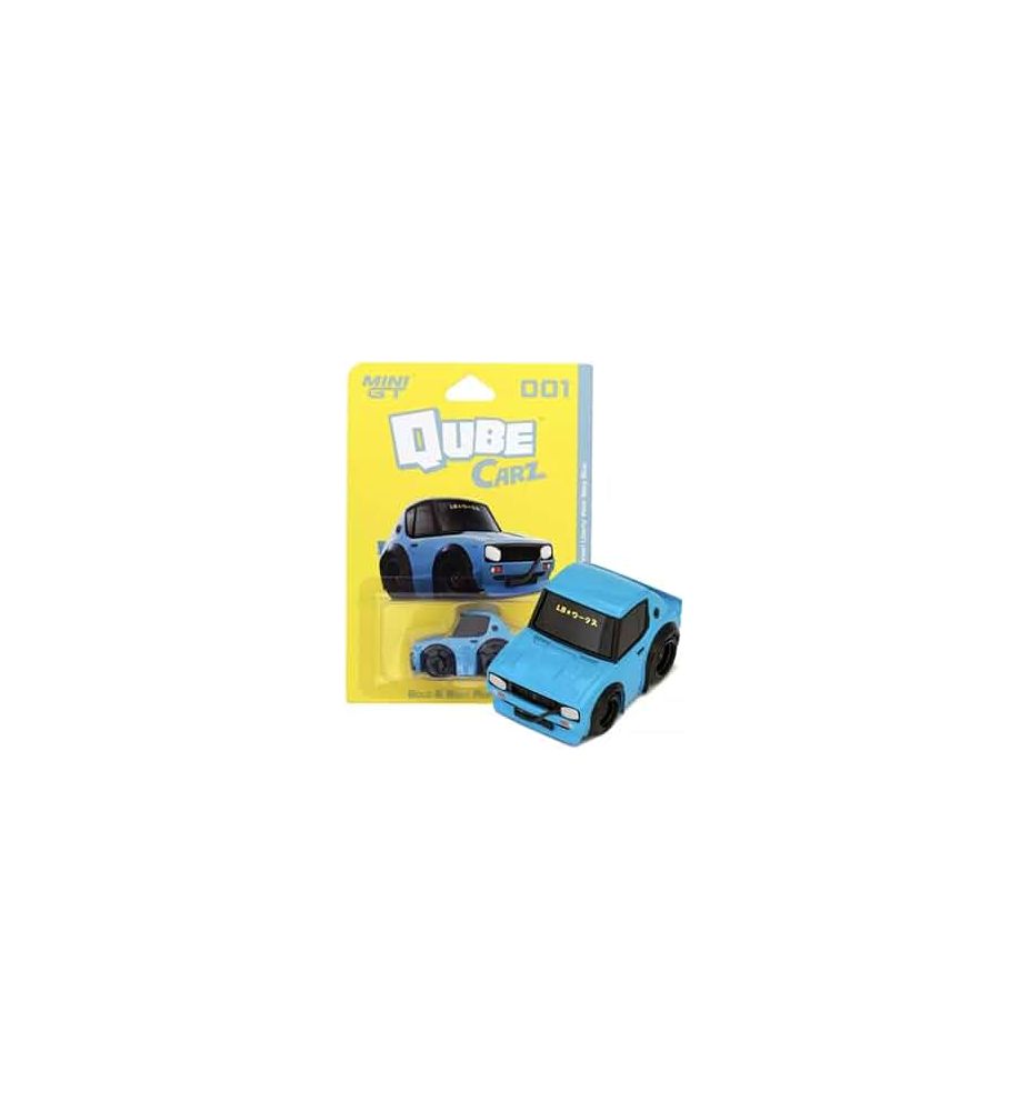 Mini GT Qube Carz Nissan Skyline Kenmeri Liberty Walk Baby Blue
