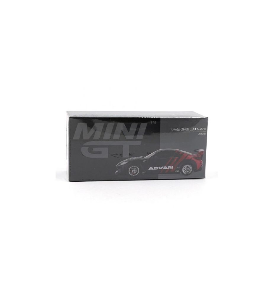 Mini GT Toyota GR86 LB Nation Advan RHD 1:64
