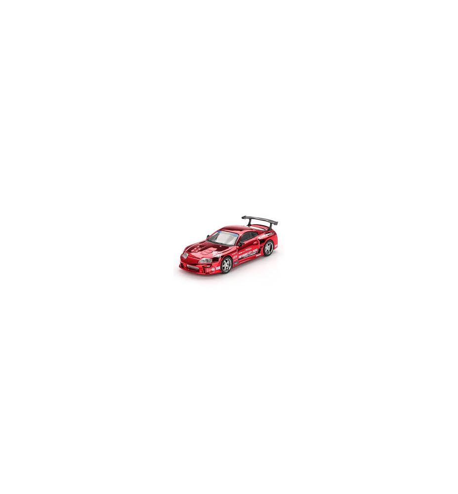 Mini GT Toyota Supra (A80) Top Secret GT300 Red Chrome 1:64