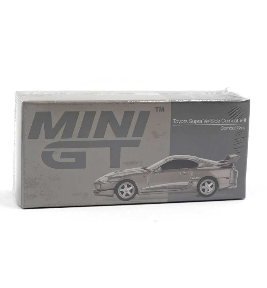 Mini GT Toyota Supra VeilSide Combat V-II Combat Grey 1:64