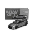 Mini GT Nissan GT-R Nismo R35 CRS Version Dark Metal Grey RHD 1:64