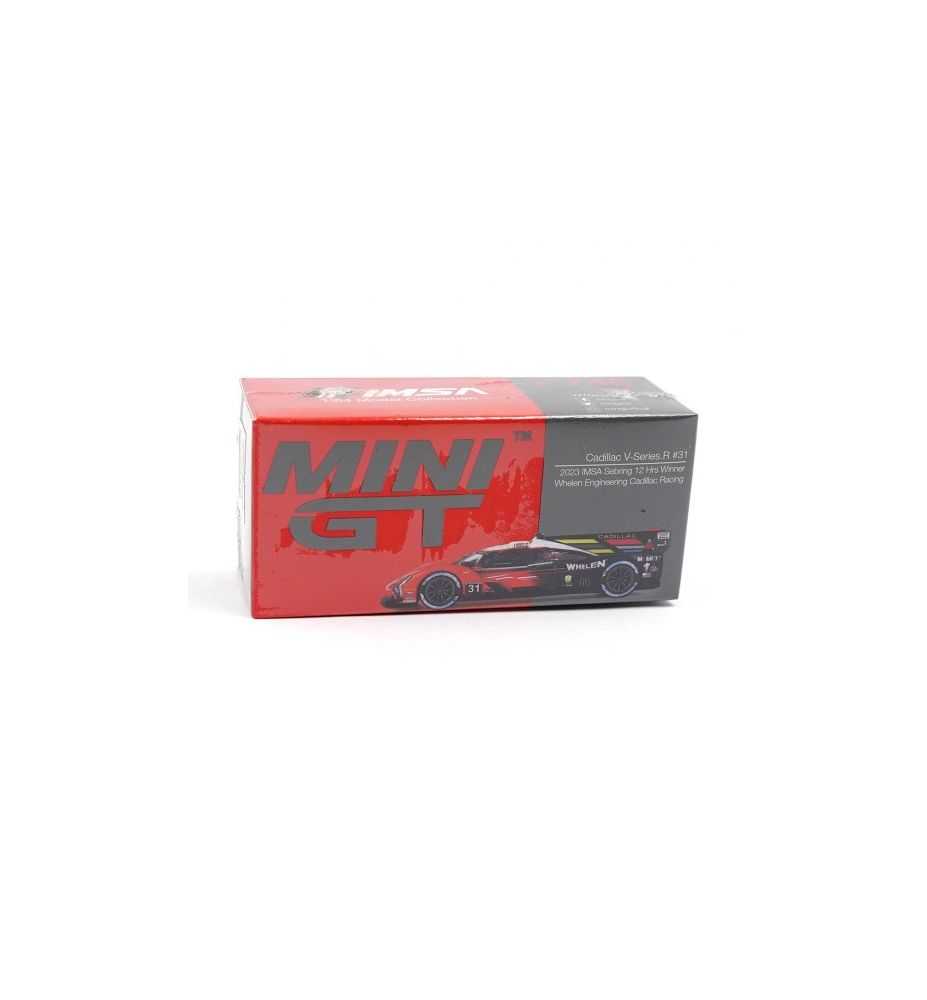 Mini GT Cadillac V-Series.R #31 Whelen Engineering Cadillac Racing 2023 IMSA Sebring 1:64