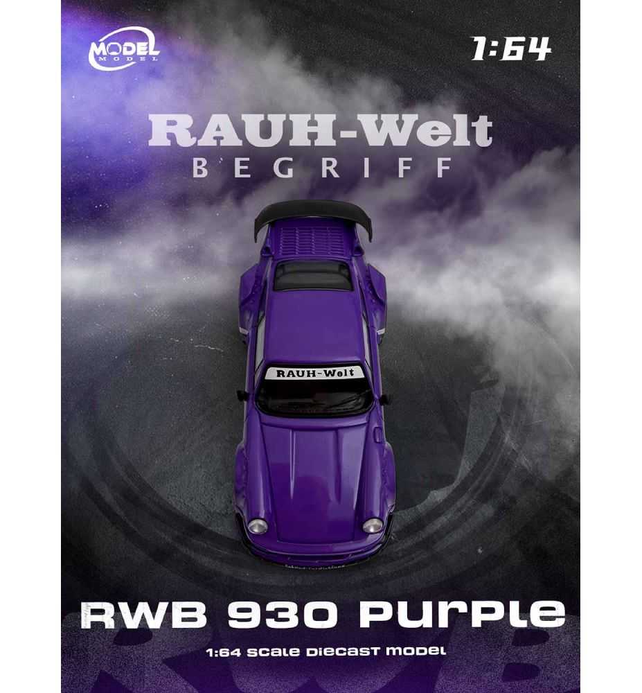 Model Model Porsche RWB 993 Purple 1:64