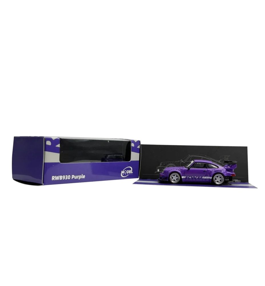 Model Model Porsche RWB 993 Purple 1:64